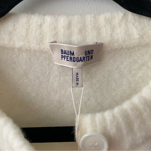 Baum Und Pferdgarten Sweater Cream Cardigan Catia Cropped Sz XS‎ - Picture 9 of 9